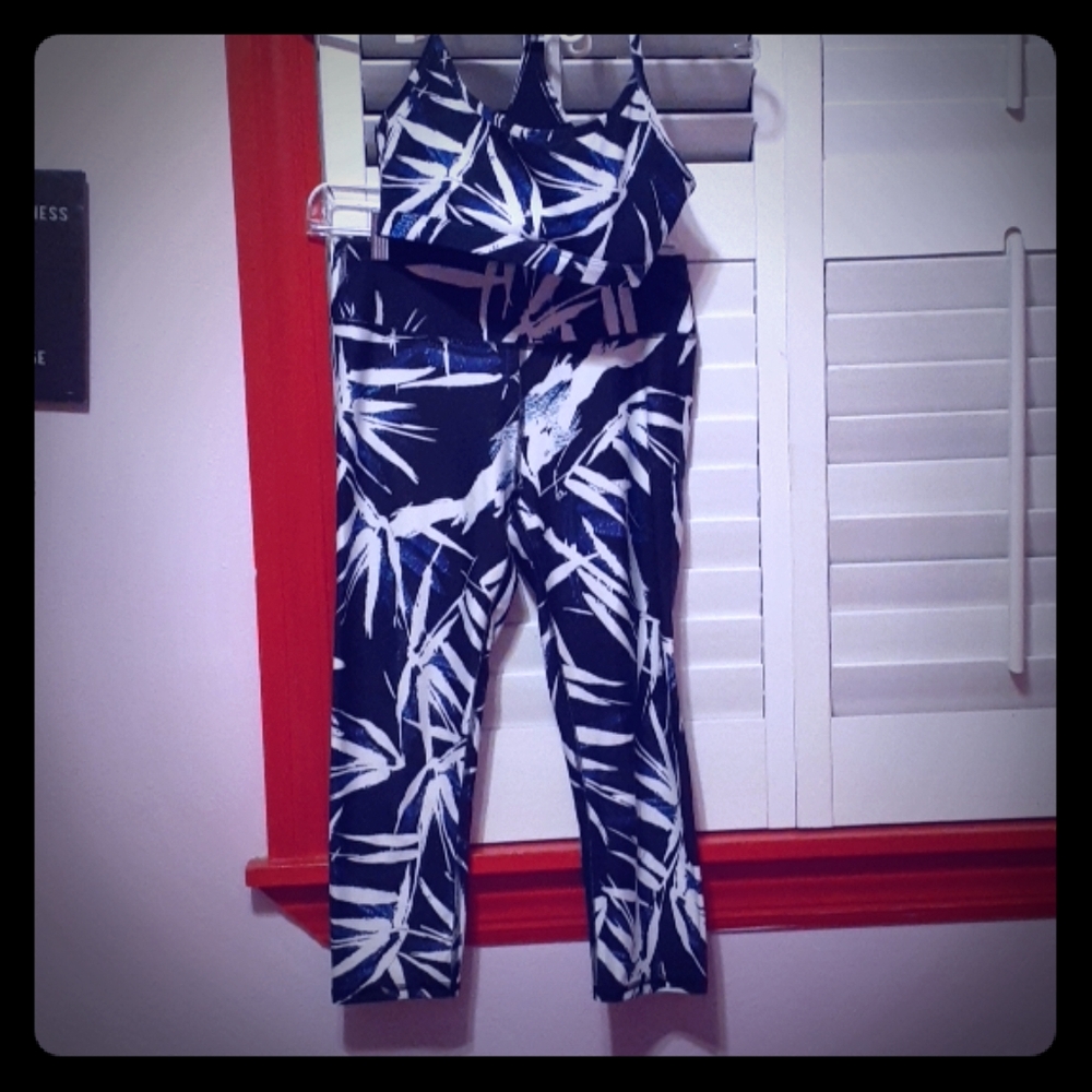 Fabletics legging and bra set